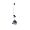 Boise State Broncos Pregnancy Black Maternity Belly Button Navel Ring - Pick Your Color
