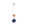 Boise State Broncos Style 2 Pregnancy Maternity Orange Belly Button Navel Ring - Pick Your Color