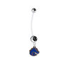 Boise State Broncos Style 2 Pregnancy Maternity Black Belly Button Navel Ring - Pick Your Color