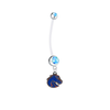 Boise State Broncos Style 2 Boy/Girl Light Blue Pregnancy Maternity Belly Button Navel Ring