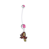 Arizona State Sun Devils Pregnancy Maternity Pink Belly Button Navel Ring - Pick Your Color