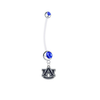 Auburn Tigers Pregnancy Blue Maternity Belly Button Navel Ring - Pick Your Color