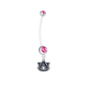Auburn Tigers Pregnancy Pink Maternity Belly Button Navel Ring - Pick Your Color