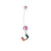 Miami Hurricanes Pregnancy Maternity Pink Belly Button Navel Ring - Pick Your Color