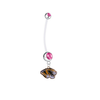 Missouri Tigers Boy/Girl Pregnancy Pink Maternity Belly Button Navel Ring