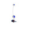 Texas San Antonio Roadrunners Pregnancy Blue Maternity Belly Button Navel Ring - Pick Your Color