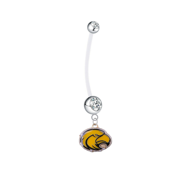 Southern Mississippi Golden Eagles Boy/Girl Clear Pregnancy Maternity Belly Button Navel Ring