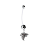 Atlanta Falcons Pregnancy Maternity Black Belly Button Navel Ring - Pick Your Color