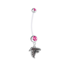 Atlanta Falcons Pregnancy Maternity Pink Belly Button Navel Ring - Pick Your Color