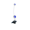 Carolina Panthers Pregnancy Maternity Blue Belly Button Navel Ring - Pick Your Color