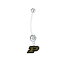 Purdue Boilermakers Boy/Girl Purdue Pregnancy Maternity Belly Button Navel Ring