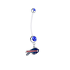 Buffalo Bills Pregnancy Maternity Blue Belly Button Navel Ring - Pick Your Color