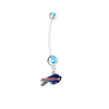 Buffalo Bills Boy/Girl Pregnancy Light Blue Maternity Belly Button Navel Ring