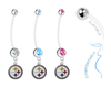 Pittsburgh Steelers Boy/Girl Pregnancy Maternity Belly Button Navel Ring