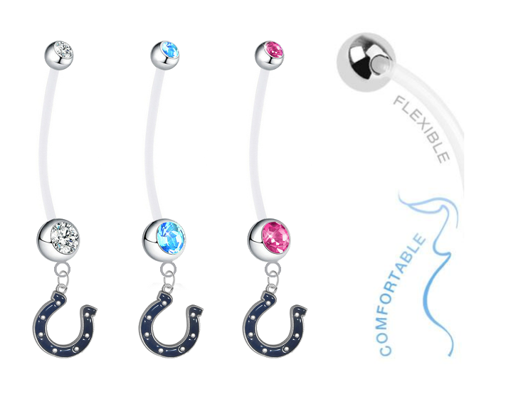 Indianapolis Colts Boy/Girl Pregnancy Maternity Belly Button Navel Ring
