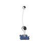 UCLA Bruins Pregnancy Maternity Black Belly Button Navel Ring - Pick Your Color