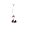UNLV Runnin Rebels Pregnancy Maternity Pink Belly Button Navel Ring - Pick Your Color