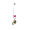 Washington Redskins Pregnancy Maternity Pink Belly Button Navel Ring - Pick Your Color