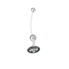 New York Jets Boy/Girl Clear Pregnancy Maternity Belly Button Navel Ring
