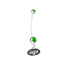 New York Jets Pregnancy Maternity Green Belly Button Navel Ring - Pick Your Color