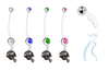 Seattle Seahawks Helmet Pregnancy Maternity Belly Button Navel Ring - Pick Your Color