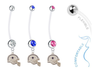Dallas Cowboys Helmet Pregnancy Maternity Belly Button Navel Ring - Pick Your Color