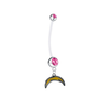 Los Angeles Chargers Pregnancy Maternity Pink Belly Button Navel Ring - Pick Your Color