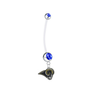 Los Angeles Rams Pregnancy Maternity Blue Belly Button Navel Ring - Pick Your Color