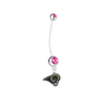 Los Angeles Rams Pregnancy Maternity Pink Belly Button Navel Ring - Pick Your Color