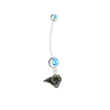 Los Angeles Rams Boy/Girl Pregnancy Light Blue Maternity Belly Button Navel Ring