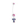 Texas Rangers Style 2 Pregnancy Maternity Pink Belly Button Navel Ring - Pick Your Color