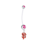 San Francisco Giants Boy/Girl Pregnancy Pink Maternity Belly Button Navel Ring