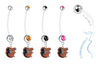 Baltimore Orioles Mascot Pregnancy Maternity Belly Button Navel Ring - Pick Your Color