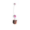Baltimore Orioles Mascot Pregnancy Maternity Pink Belly Button Navel Ring - Pick Your Color