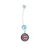Chicago Cubs Boy/Girl Light Blue Pregnancy Maternity Belly Button Navel Ring