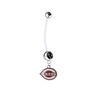 Cincinnati Reds Pregnancy Maternity Black Belly Button Navel Ring - Pick Your Color