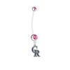 Colorado Rockies Pregnancy Maternity Pink Belly Button Navel Ring - Pick Your Color