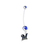 Milwaukee Brewers Pregnancy Maternity Blue Belly Button Navel Ring - Pick Your Color