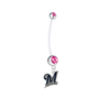 Milwaukee Brewers Pregnancy Maternity Pink Belly Button Navel Ring - Pick Your Color