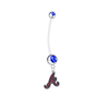 Atlanta Braves Pregnancy Blue Maternity Belly Button Navel Ring - Pick Your Color