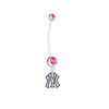New York Yankees Pregnancy Maternity Pink Belly Button Navel Ring - Pick Your Color