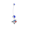 Toronto Blue Jays Pregnancy Maternity Blue Belly Button Navel Ring - Pick Your Color