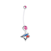 Toronto Blue Jays Pregnancy Maternity Pink Belly Button Navel Ring - Pick Your Color