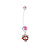 Minnesota Twins Style 2 Pregnancy Maternity Pink Belly Button Navel Ring - Pick Your Color