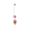 New York Mets Pregnancy Pink Maternity Belly Button Navel Ring - Pick Your Color