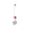 Washington Nationals Pregnancy Maternity Red Belly Button Navel Ring - Pick Your Color