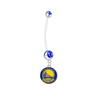 Golden State Warriors Pregnancy Maternity Blue Belly Button Navel Ring - Pick Your Color