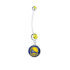 Golden State Warriors Pregnancy Maternity Gold Belly Button Navel Ring - Pick Your Color