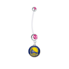 Golden State Warriors Pregnancy Maternity Pink Belly Button Navel Ring - Pick Your Color