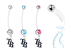 Tampa Bay Rays Style 2 Boy/Girl Pregnancy Maternity Belly Button Navel Ring